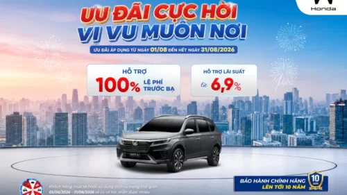 Ưu đãi mua Honda BR-V tháng 8/2026