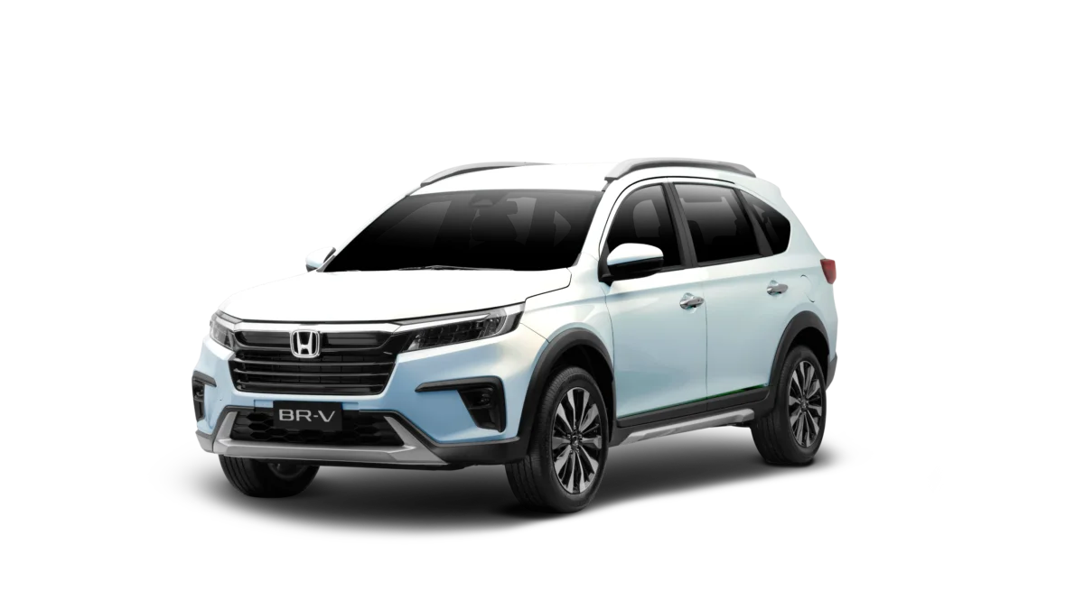 Honda BR-V màu trắng bạc thời trang