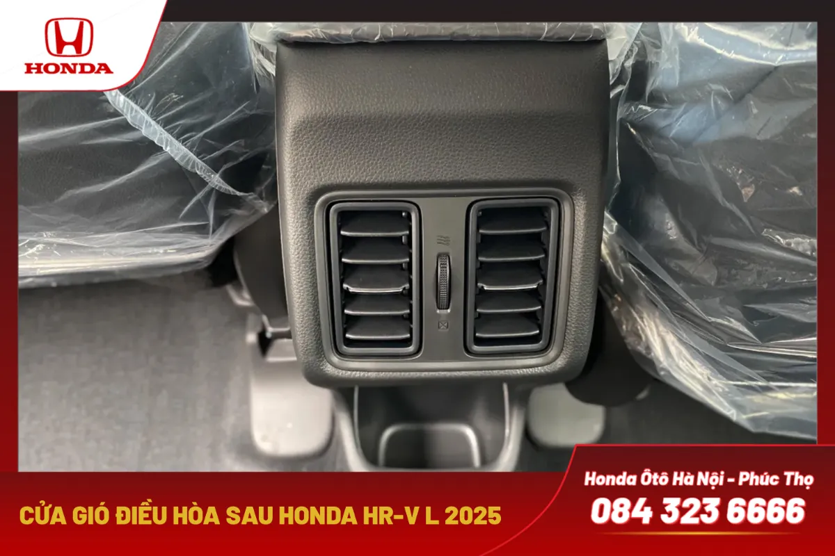 Cửa gió điều hòa hàng ghế sau Honda HR-V L 2025