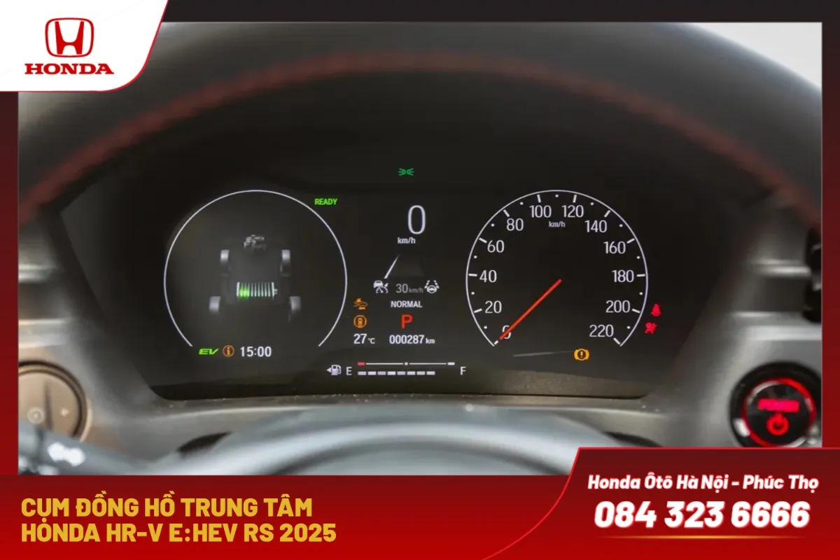 Cụm đồng hồ kỹ thuật số: Màn hình TFT 7 inch sắc nét hiển thị đa thông tin, hỗ trợ quan sát rõ ràng.