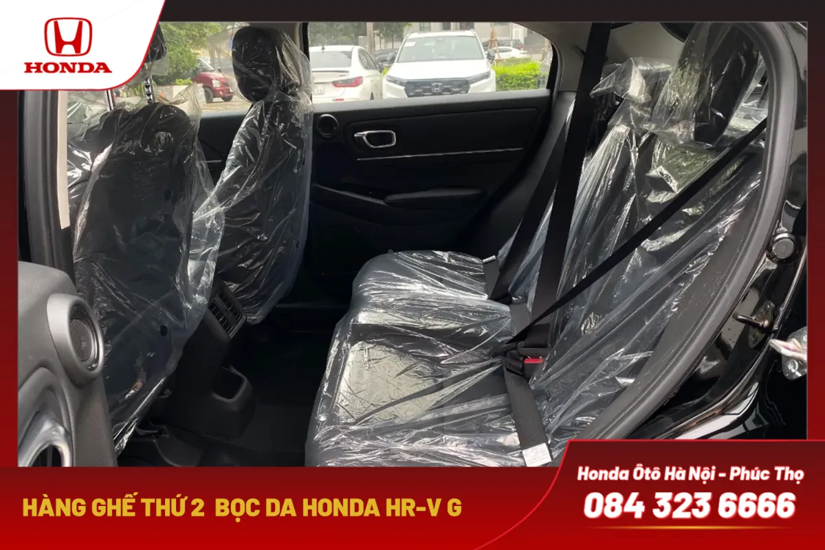 Hàng ghế sau "Magic Seat" độc đáo, gập ngả linh hoạt, tối ưu không gian trên Honda HR-V.