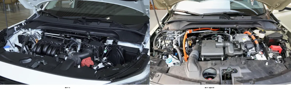 So sánh về khả năng vận hành và động cơ HR-V G và e:HEV RS