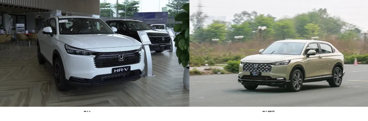 So sánh trang bị ngoại thất Honda HR-V G và e:HEV RS