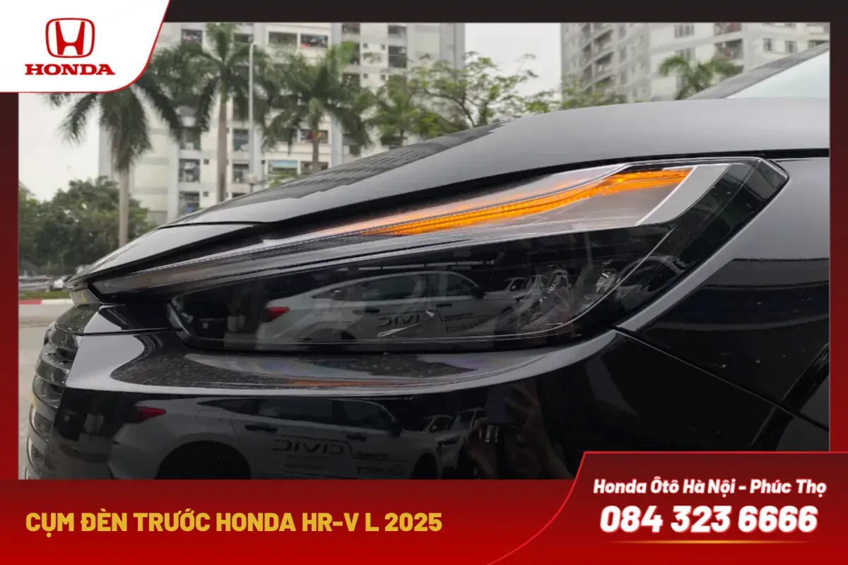 Cụm đèn trước HR-V đen 2025