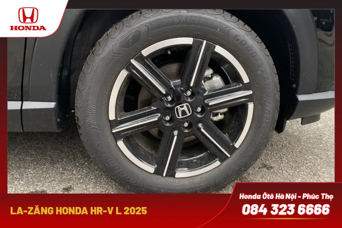 Lốp xe HR-V đen 2025