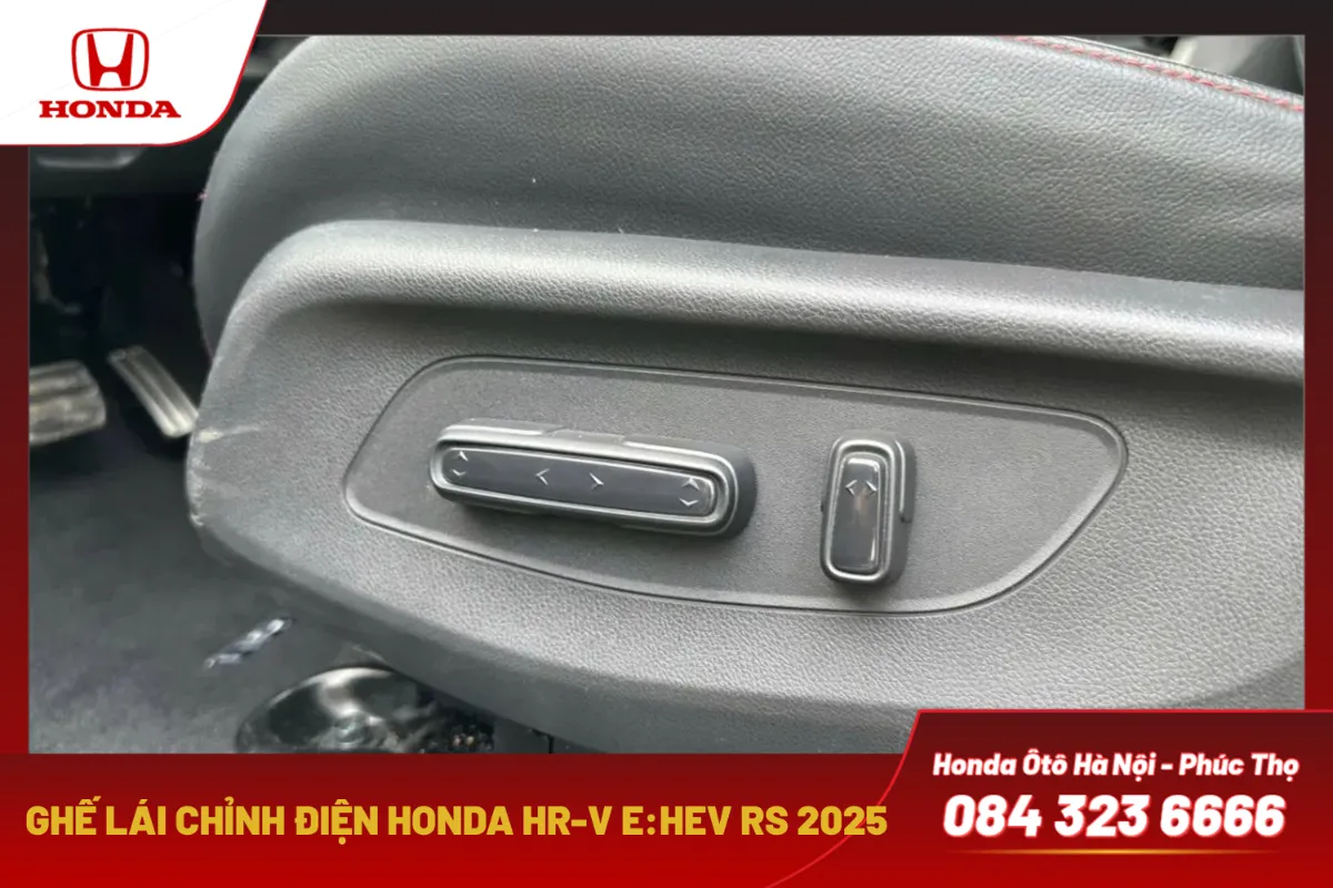 Ghế lái bọc da cao cấp với chức năng chỉnh điện 8 hướng. Mang lại tư thế ngồi thoải mái và dễ điều chỉnh cho người lái.