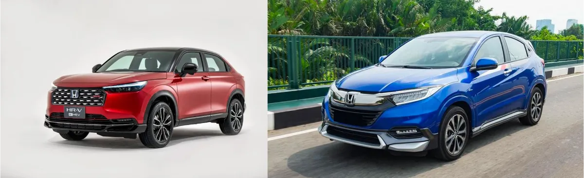 Honda HR-V đã có sự thay đổi nguồn gốc từ lắp ráp (thế hệ 1) sang nhập khẩu nguyên chiếc (thế hệ 2) tại Việt Nam