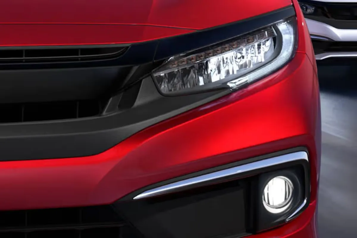Cụm đen trước và đèn sương mù xe Civic Coupe