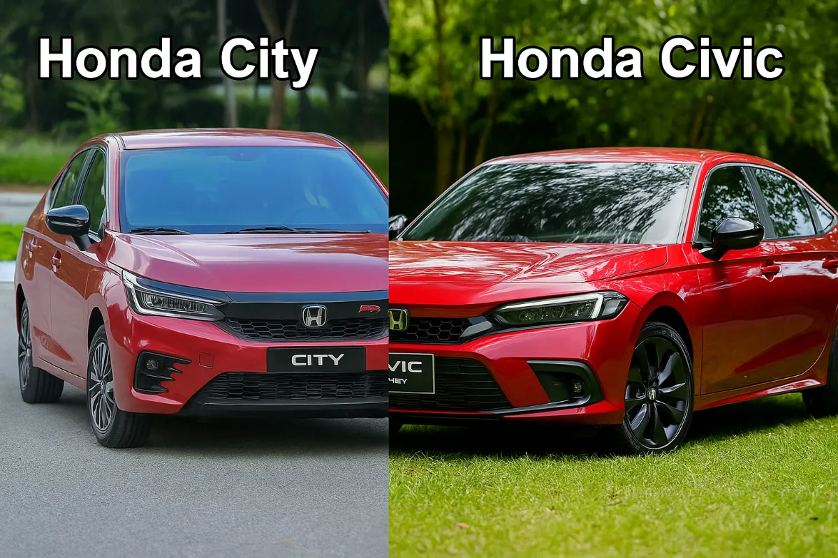 So sánh Honda Civic và Honda City