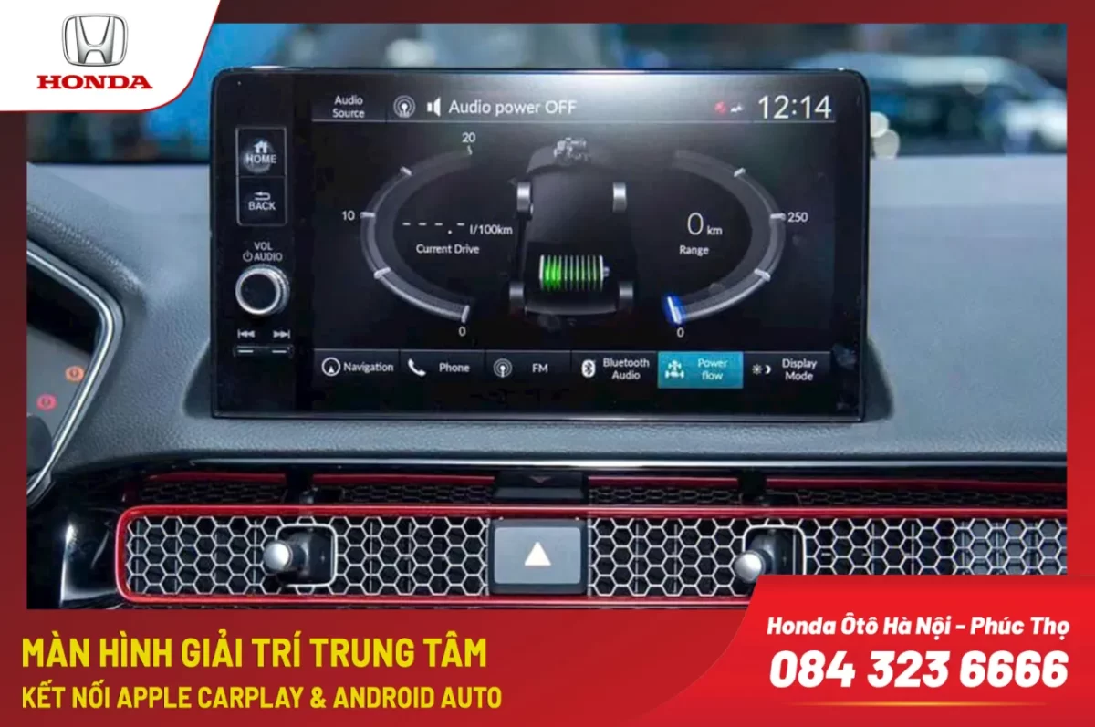 Màn hình giải trí 9 inch sắc nét