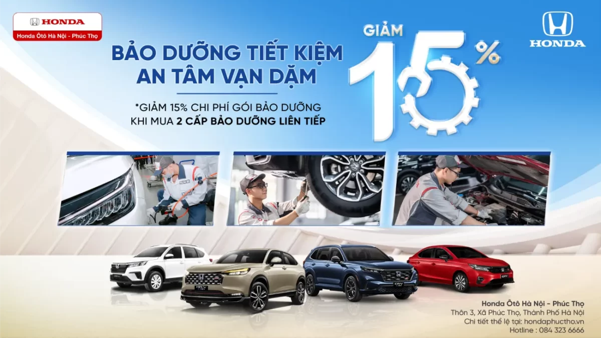 Gói bảo dưỡng tiết kiệm Honda