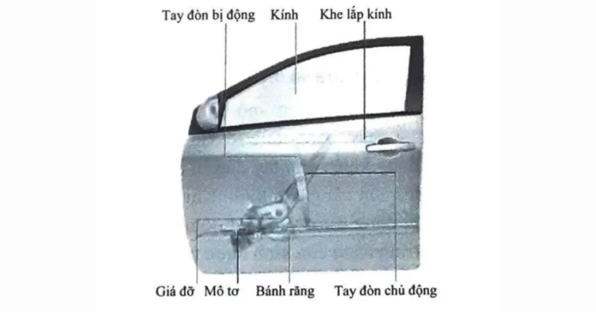 Cửa kính điện tự động 1 chạm chống kẹt