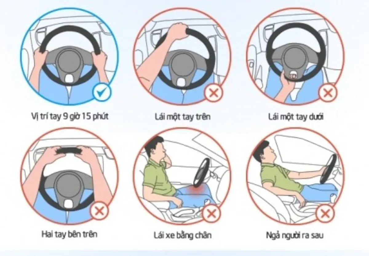 Kỹ thuật đánh lái đúng cách trong từng tình huống