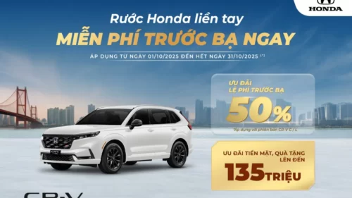 Ưu đãi Honda CR-V tháng 10/2025