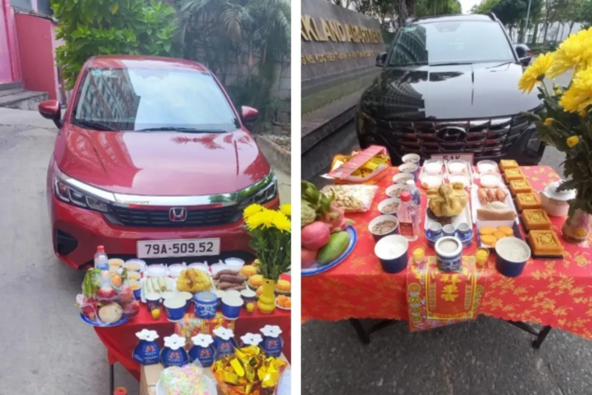 Cúng xe ô tô mới mua