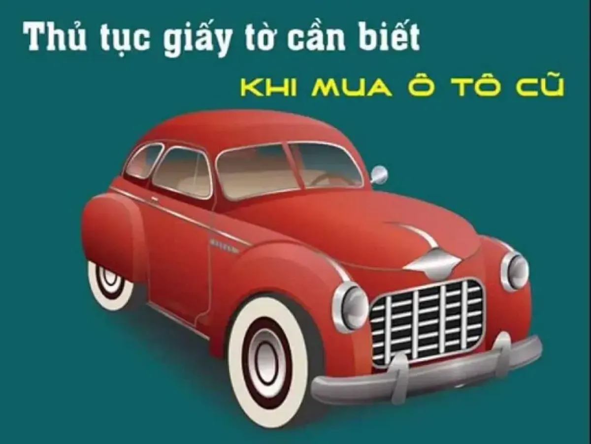thủ tục khi mua bán xe ô tô cũ