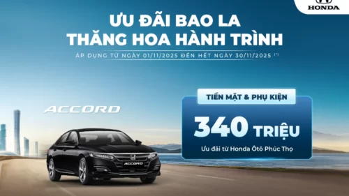 Ưu đãi Honda Accord tháng 11/2025