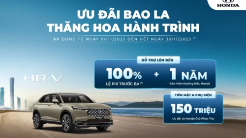 Ưu đãi Honda HR-V tháng 11/2025