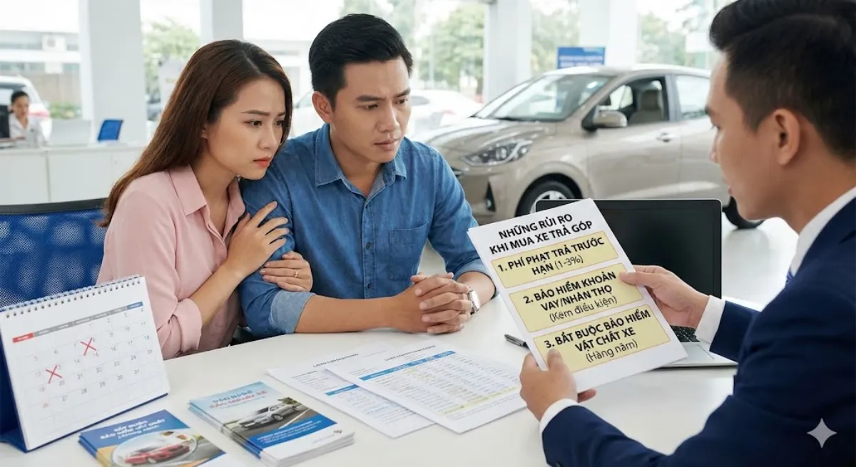 Những lưu ý quan trọng khi mua xe ô tô trả góp để tránh rủi ro