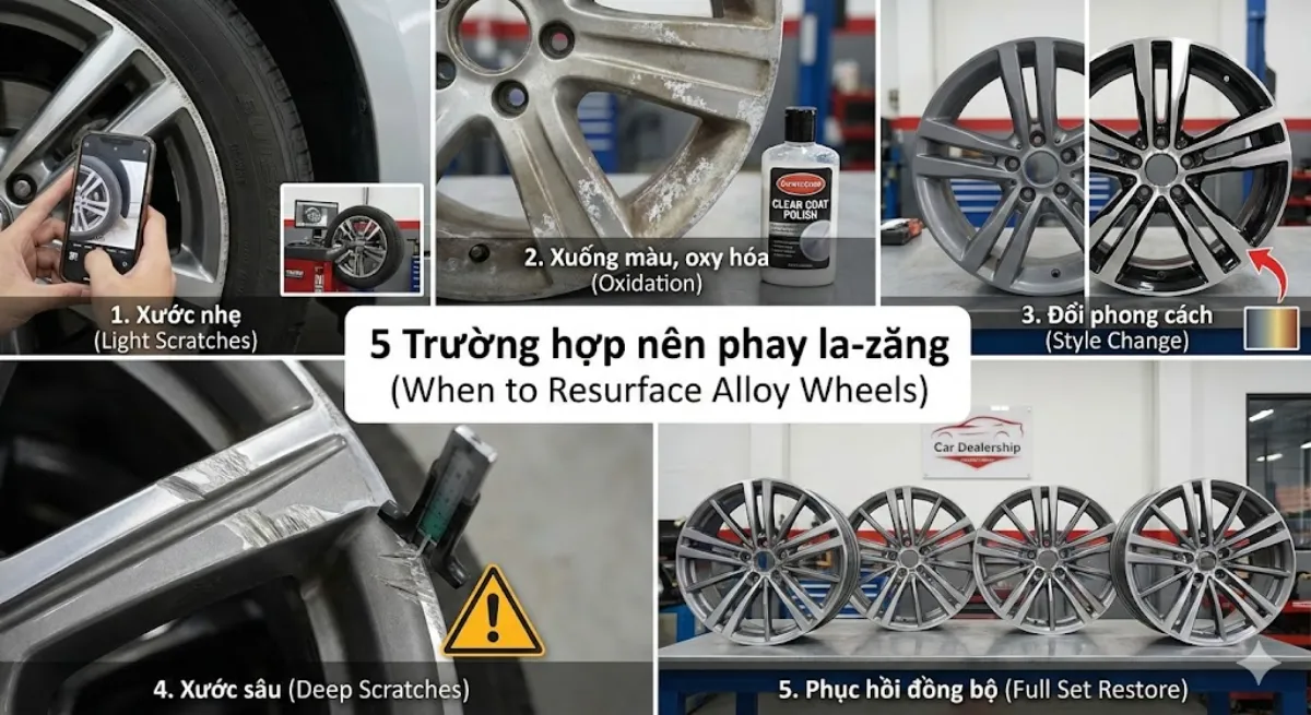 5 Trường hợp nên phay la-zăng