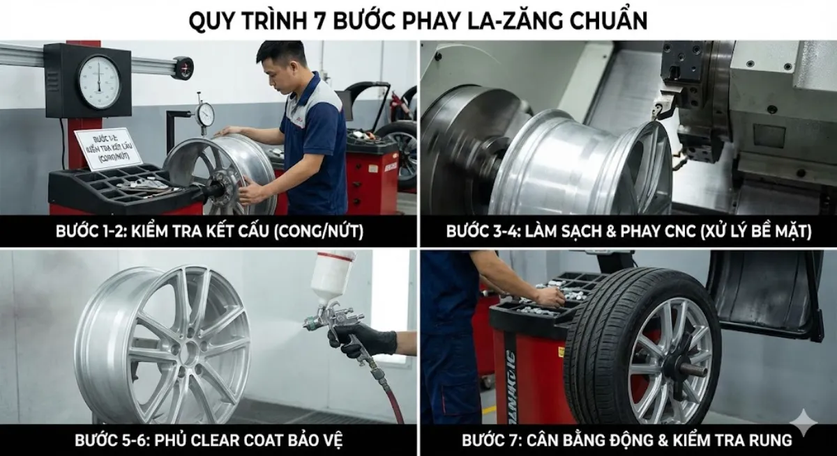 7 Bước phay la-zăng chuẩn đẹp và bền