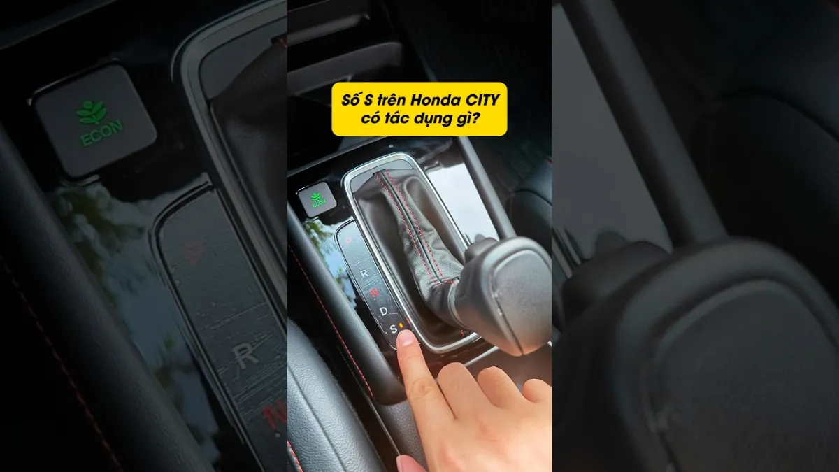 Số S trên xe ô tô