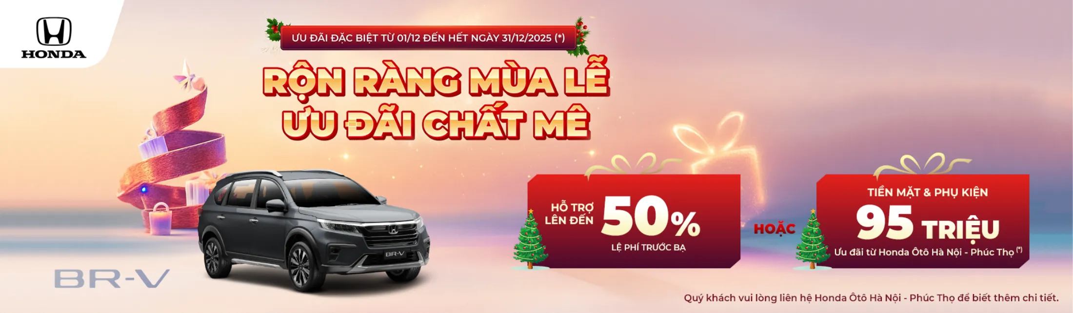 Ưu đãi Honda BR-V tháng 12/2025