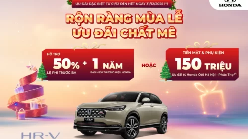 Ưu đãi Honda HR-V tháng 12/2025