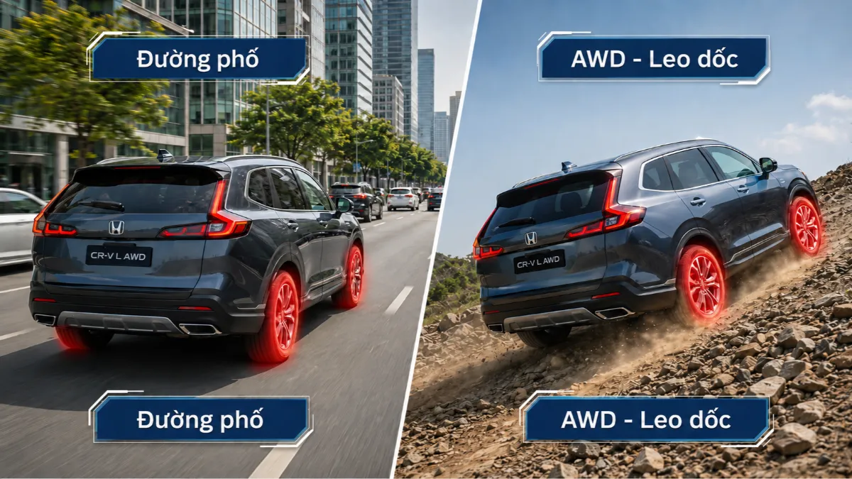 4WD trong điều kiện đường sá Việt Nam