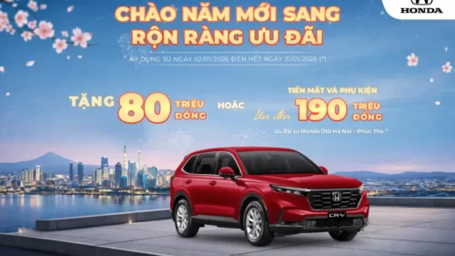 Ưu đãi Honda CR-V tháng 1/2026