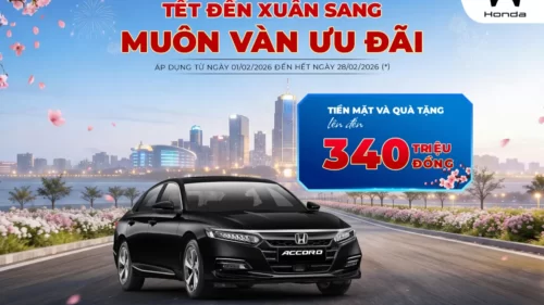 Ưu đãi Honda Accord tháng 2/2026