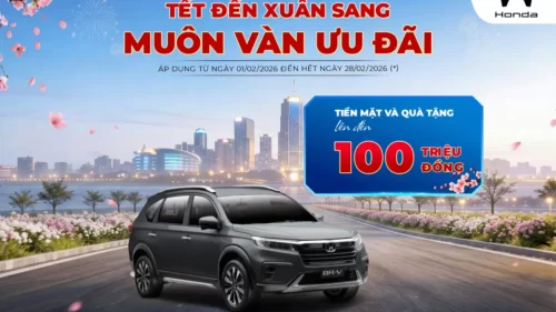 Ưu đãi Honda BR-V tháng 2/2026