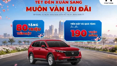 Ưu đãi Honda CR-V tháng 2/2026