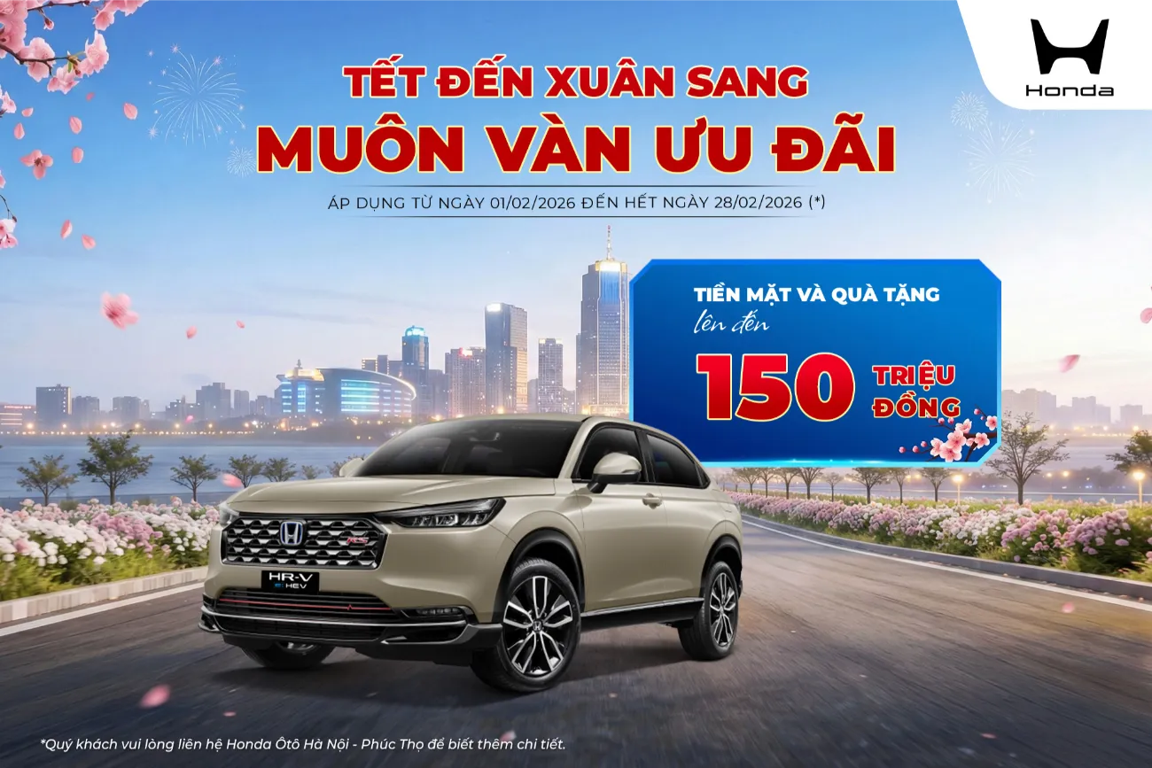 Ưu đãi Honda HR-V tháng 2/2026