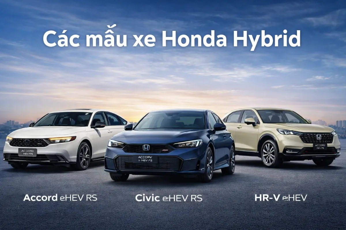 4 Mẫu xe Honda Hybrid đáng mua nhất