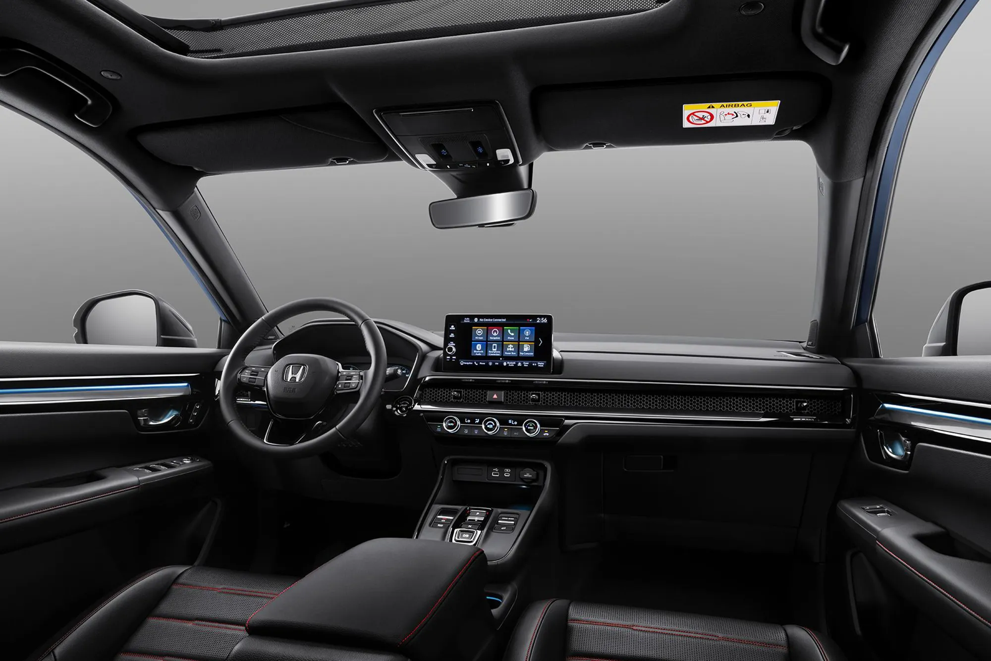 Không gian khoang lái Honda CR-V e:HEV RS Hybrid 2026