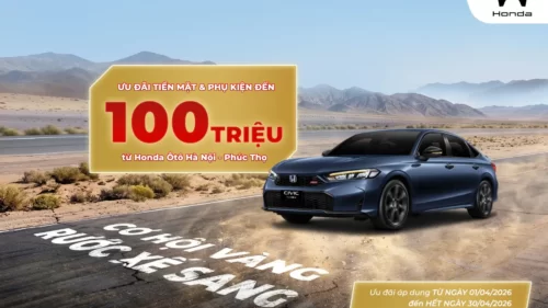 Ưu đãi mua Honda Civic tháng 4/2026