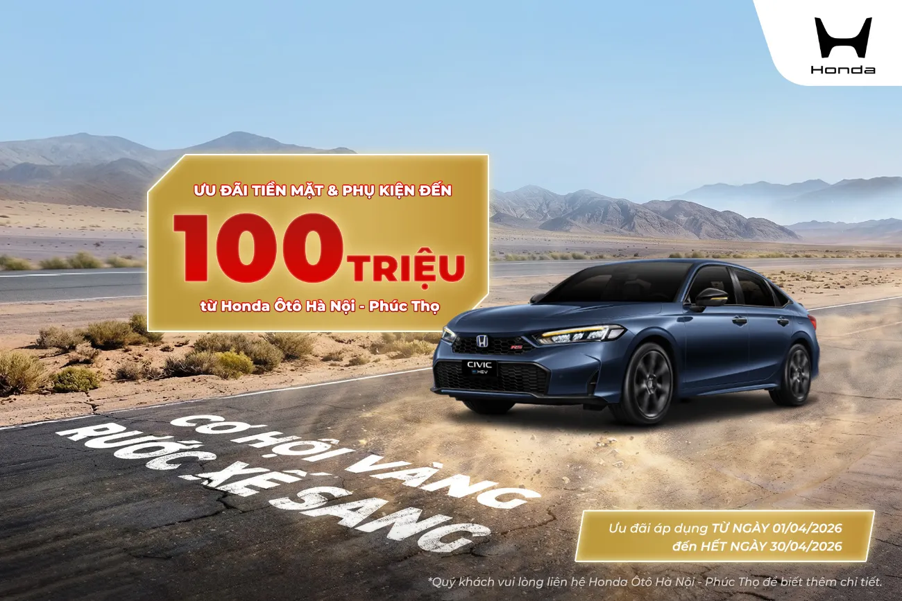 Ưu đãi mua Honda Civic tháng 4/2026 Ưu đãi mua Honda Civic tháng 4/2026