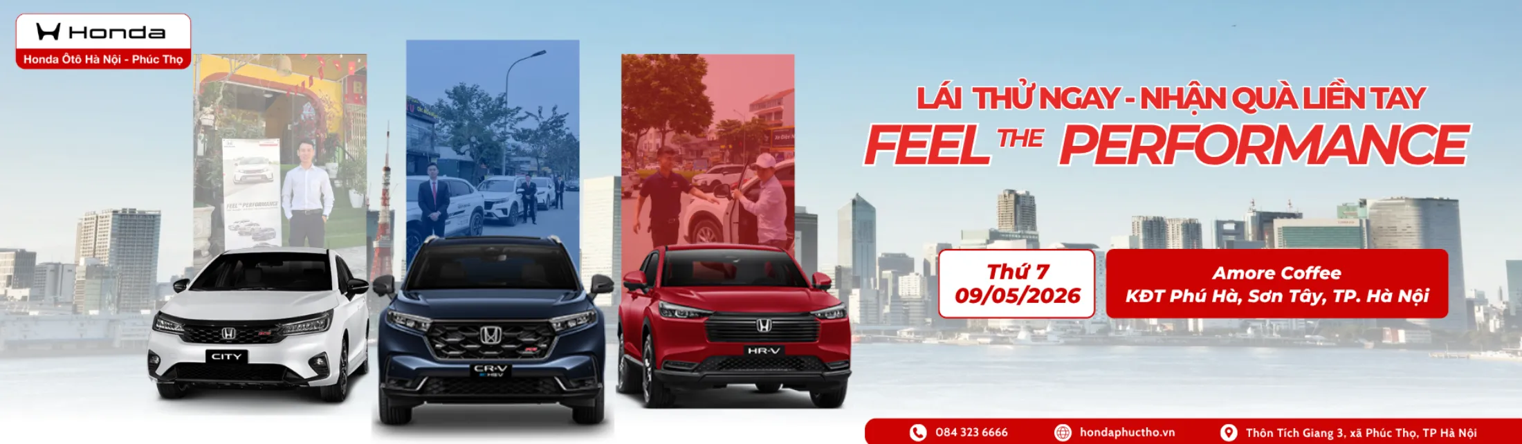 Sự kiện lái thử ô tô Honda 9/5/2026
