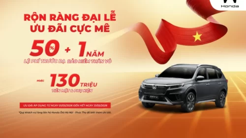 Ưu đãi mua xe Honda BR-V tháng 5/2026