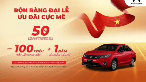 Ưu đãi mua xe Honda City tháng 5/2026