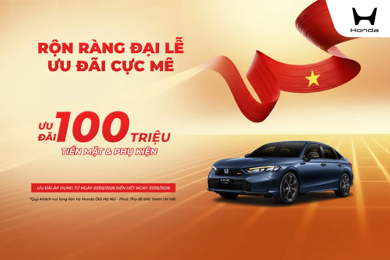 Ưu đãi mua xe Honda Civic tháng 5/2026