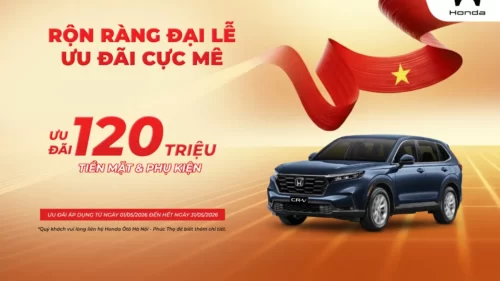 Ưu đãi mua xe Honda CR-V tháng 5/2026