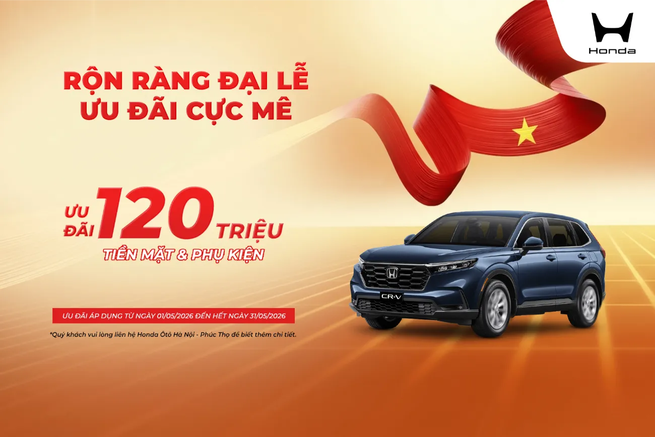 Ưu đãi mua xe Honda CR-V tháng 5/2026