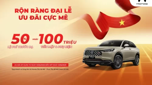 Ưu đãi mua xe Honda HR-V tháng 5/2026
