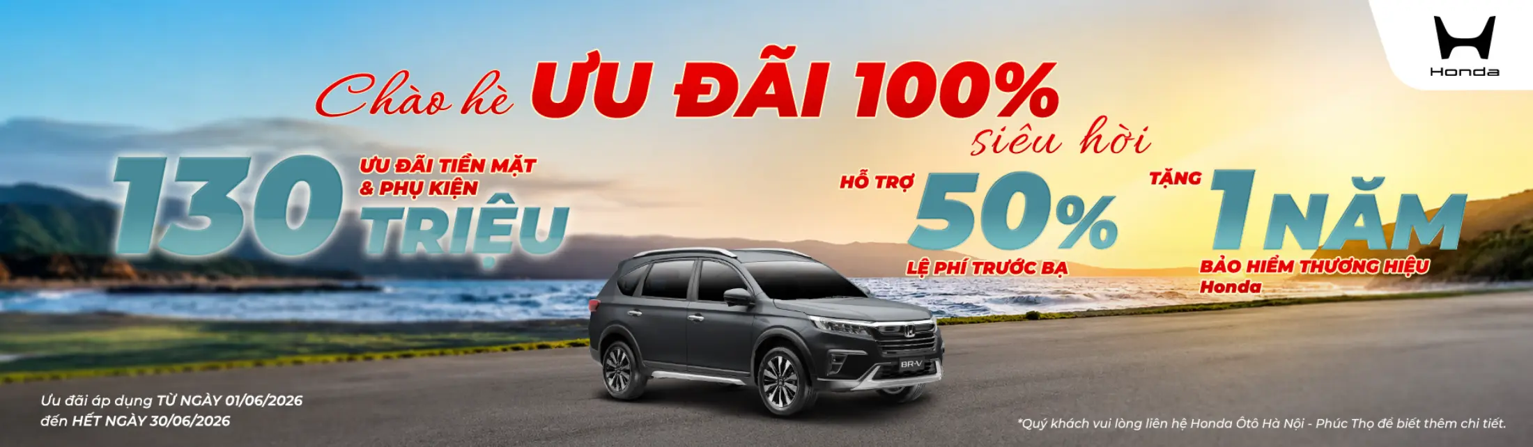 Ưu đãi Honda BR-V tháng 6/2026
