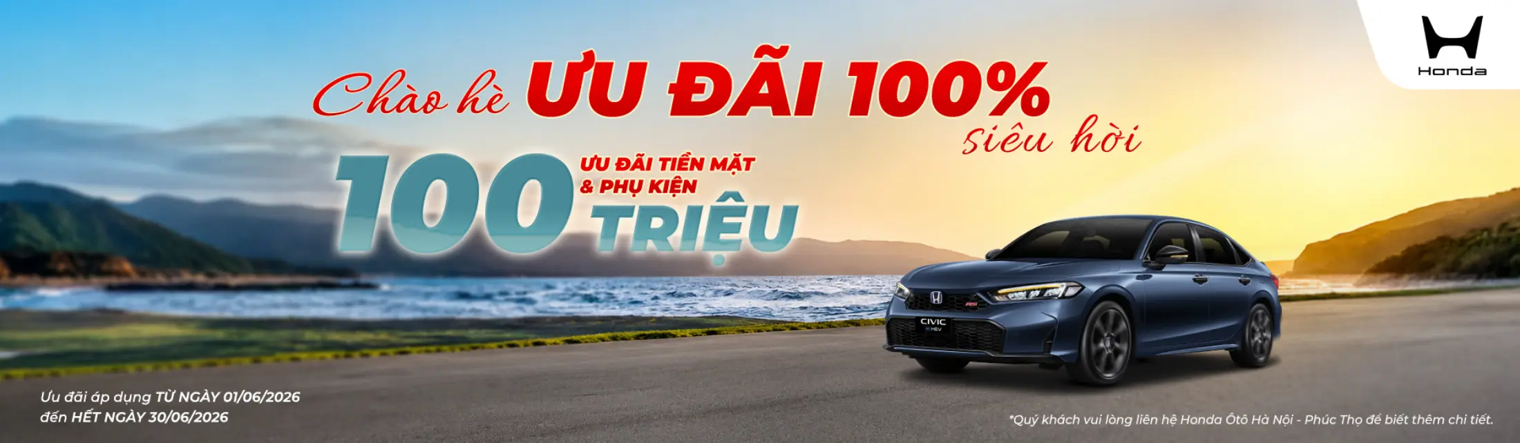 Ưu đãi Honda Civic tháng 6/2026