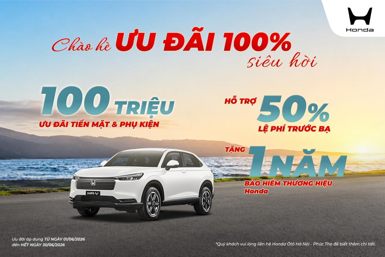 Ưu đãi Honda HR-V tháng 6/2026