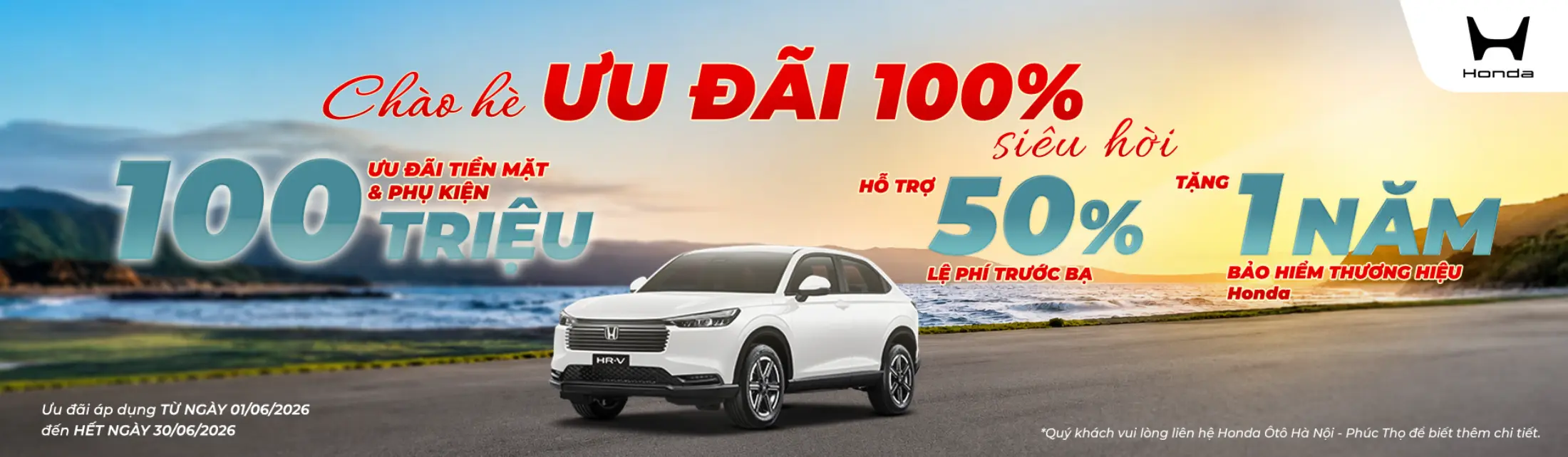 Ưu đãi Honda HR-V tháng 6/2026