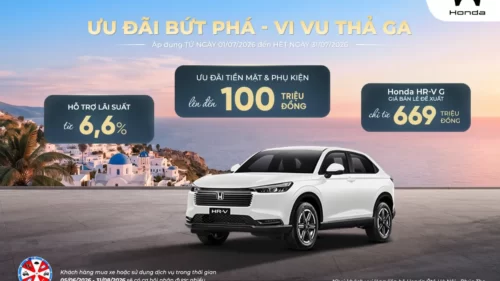 Ưu đãi mua Honda HR-V tháng 7/2026